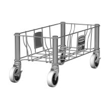 Rubbermaid Enkelvoudige RVS Dolly voor Slim Jim Container