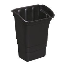 Rubbermaid Afvalbak Werk-/Servicewagens Zwart 30,3 Liter