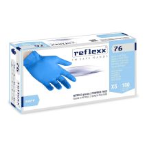 Wegwerphandschoen Reflexx 76 Blauw