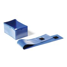 Etikethouder Durable voor Palletvoet Blauw 140x65 / 90x65 mm