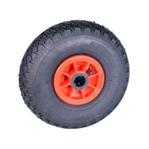 Steekwagenwiel Luchtband Rollader Asgat 25mm Zwart/Rood