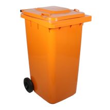 Afvalcontainer 240 liter oranje