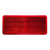 Reflector Zelfklevend Rood Rechthoek 90x40 mm