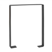 Aanleunbeugel voor Fietsen Staal 1200x800x70 mm Antraciet