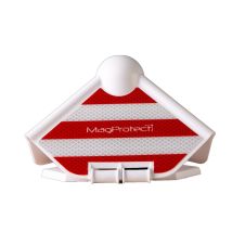 Hoekbeschermer MagProtect Rood/Wit 3M Reflectie, Magneet en Scharnier