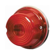 Achterlicht Hella 12/24V Ø80 mm rood