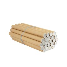 Tube d'expédition A0 avec bouchon 70x850/870 mm marron - Lot de 24 pièces