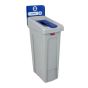 Rubbermaid Recyclingstation Papier inwerpopening 87 L