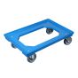 Transportroller Blauw 600 x 400 x 160 mm - open bodem