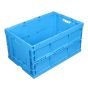 Vouwkrat Blauw 600 x 400 x 320 mm 66 liter met 2 open handgrepen