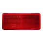 Reflector Zelfklevend Rood Rechthoek 90x40 mm