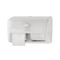 Pearl White duo toiletrolhouder Coreless